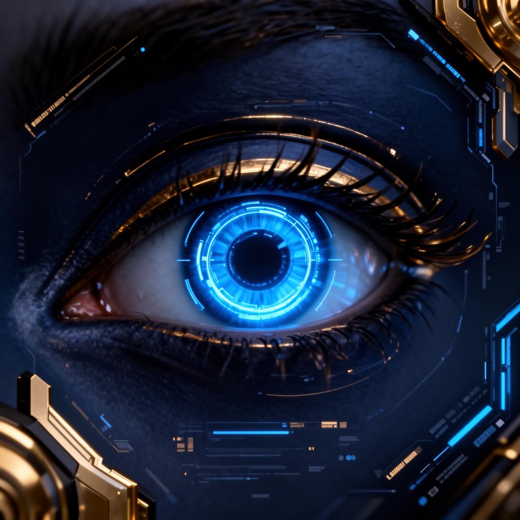 Futuristic eye